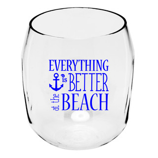 Coastal Inspired Beach Glassware | Bella Coastal Décor