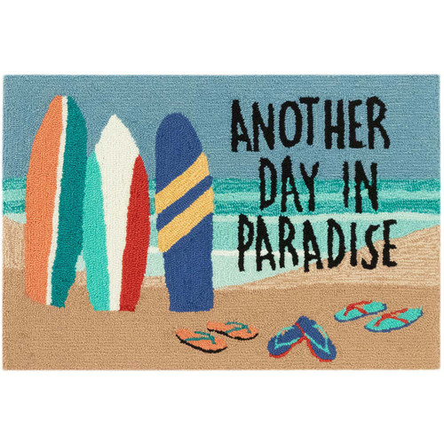 Surfboard Paradise Indoor/Outdoor Rug - 2 x 3 - OUT OF STOCK UNTIL 05/15/2024