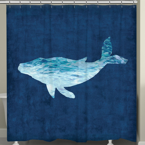 The Abyss Whale Shower Curtain