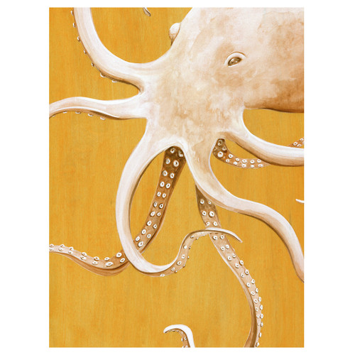 Tropical Octopus Canvas Art