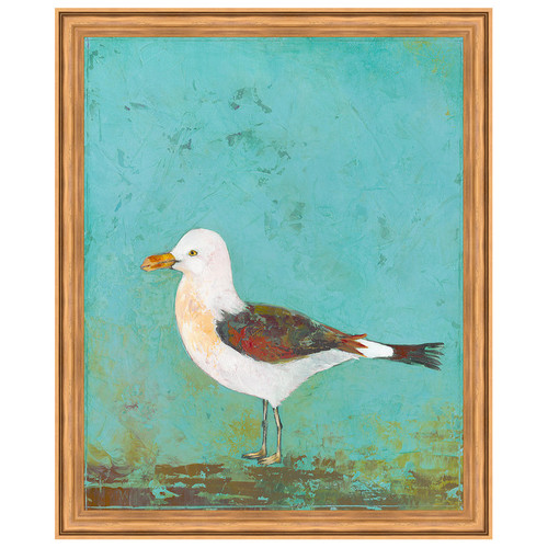 Vibrant Shorebird III Framed Print