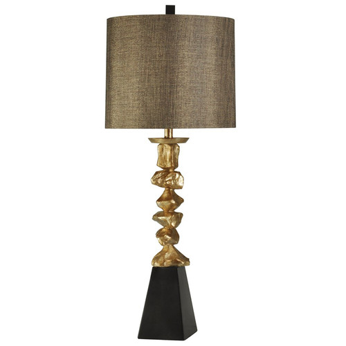 Vintage Gold and Black Table Lamp - OUT OF STOCK UNTIL 06/19/2024