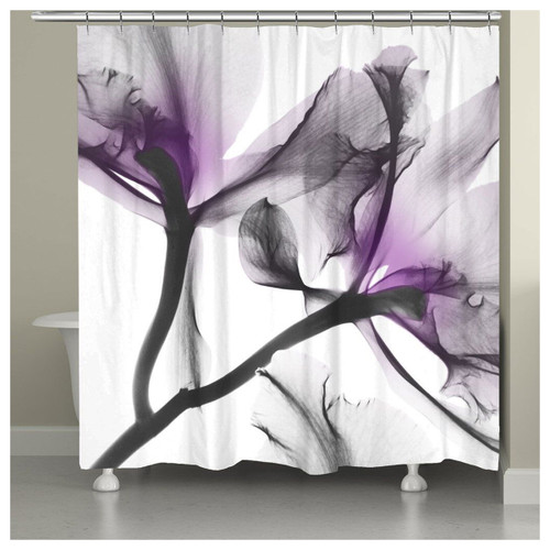 Violet Oceanic Orchid Shower Curtain - OUT OF STOCK UNTIL 01/07/2026