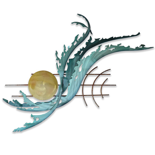 Waves Crashing III Metal Wall Art