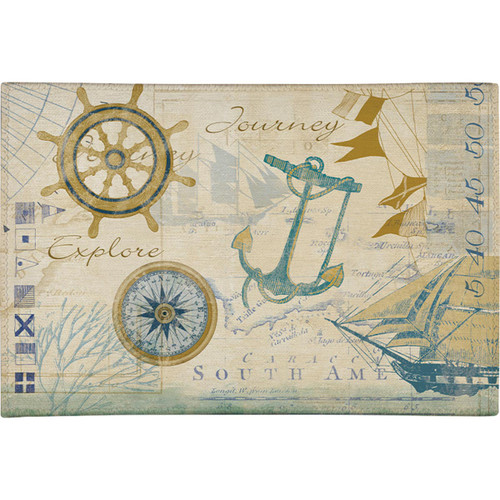 Sea Chart Chenille Rug - 2 x 3