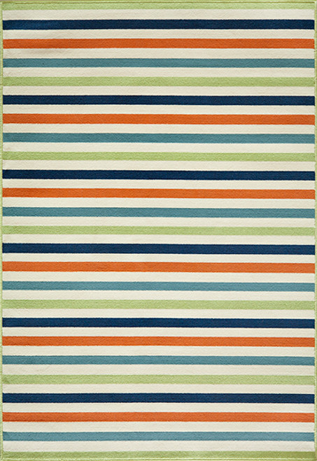 Baja Multi Stripe Rug - 5 x 8