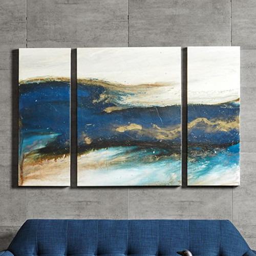 Sea Surf Canvas Art - Set of 3