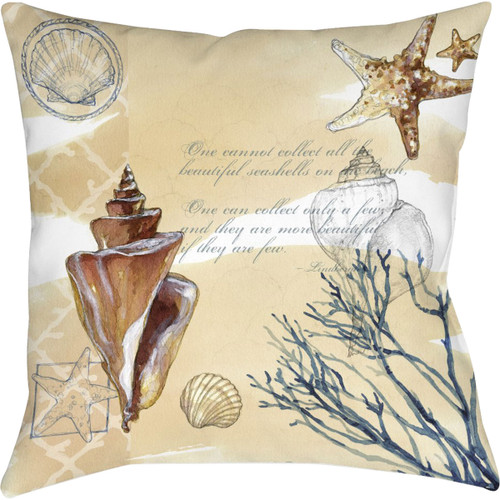 Seashell Wisdom Pillow