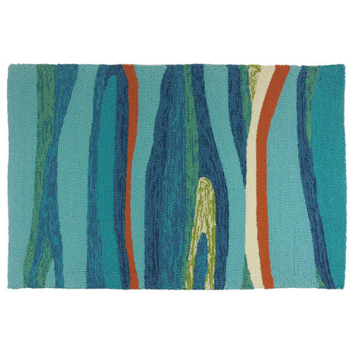 Abstract Bay Indoor/Outdoor Rug - 2 x 3