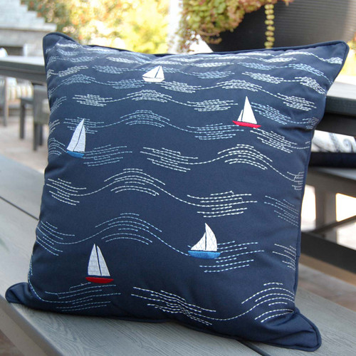 Bay Boats Indoor/Outdoor Pillow