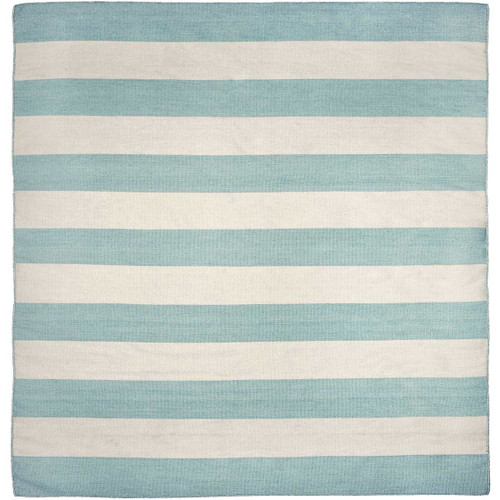 Carlsbad Beach Stripes Indoor/Outdoor Rug - 8 Ft. Square