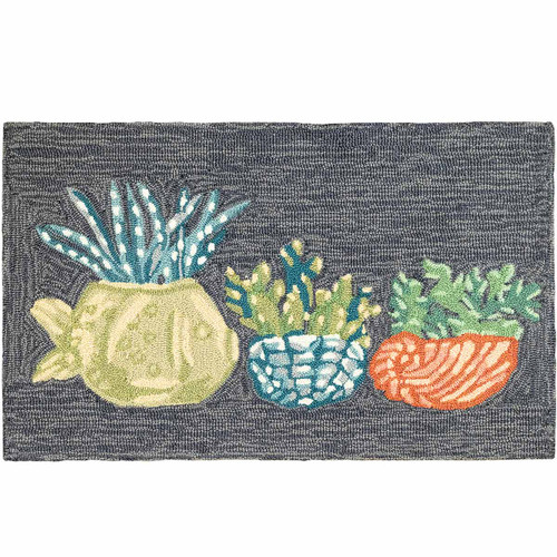 Seashell Planters Indoor/Outdoor Rug - 3 x 4 - OUT OF STOCK UNTIL 05/15/2024