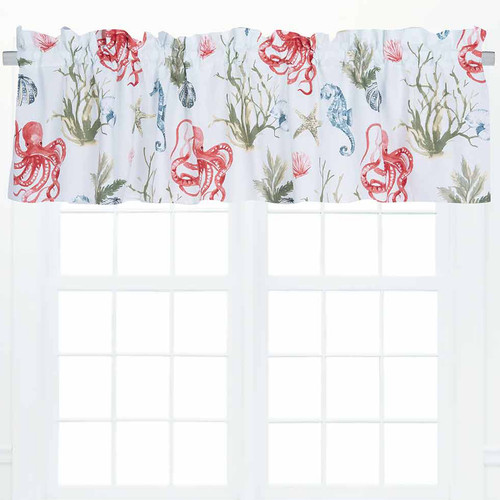 Octopus Adventure Valances - Set of 2