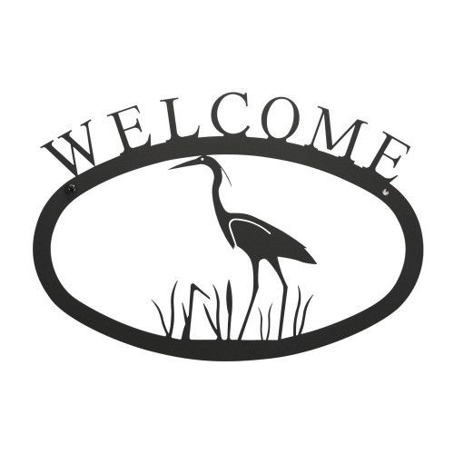 Heron Welcome Sign