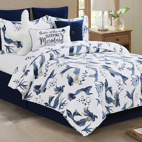Mermaid Dreams Quilt Bed Set - Full/Queen