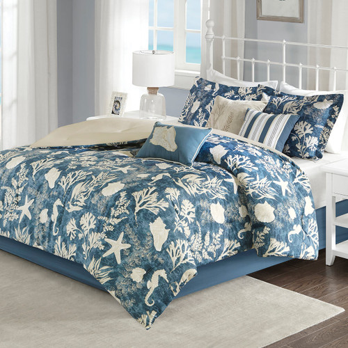 Indigo Reef Bed Set - King