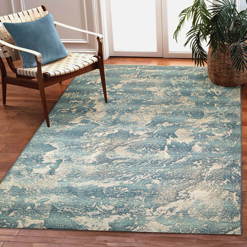 Stormy Waves Rug - 2 x 8