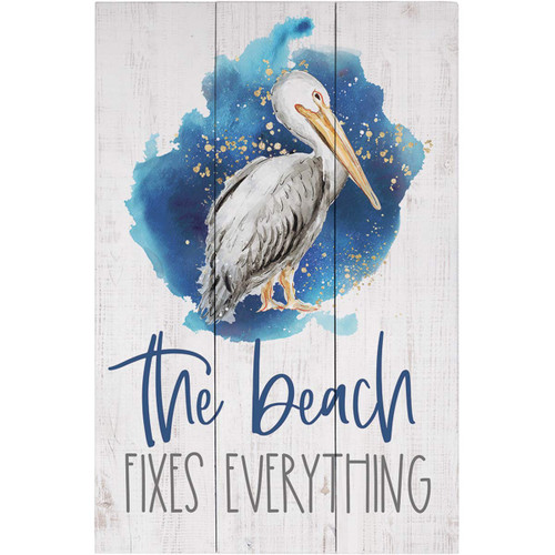 Beach Fixes Everything Wall Art