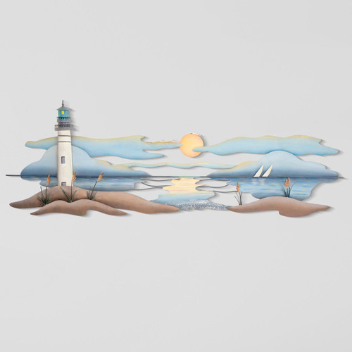 Lighthouse Sunset Wall Art