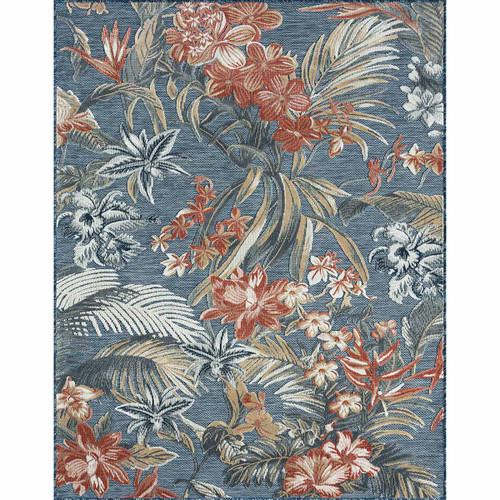 Cozumel Flowers Indoor/Outdoor Rug - 8 x 10 - OUT OF STOCK UNTIL 06/26/2024