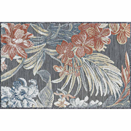 Cabo Flowers Indoor/Outdoor Rug - 2 x 3 - OUT OF STOCK UNTIL 07/17/2024