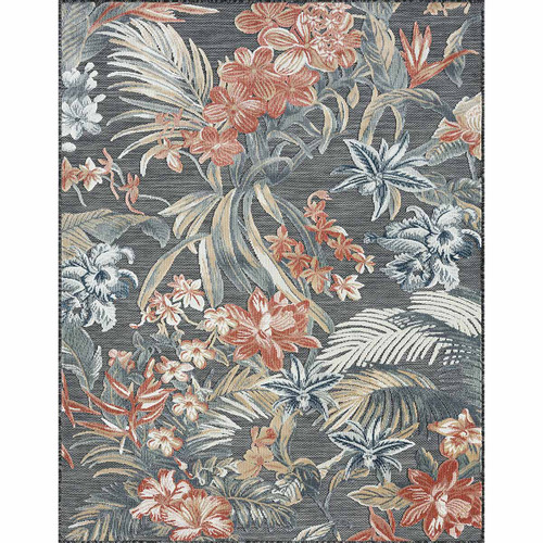 Cabo Flowers Indoor/Outdoor Rug - 4 x 5 - OUT OF STOCK UNTIL 06/26/2024