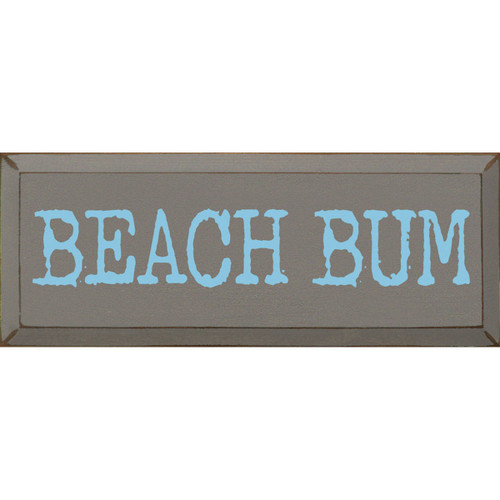 Beach Bum Wood Sign