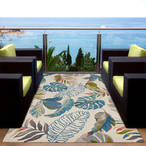 Palm Vibrance Indoor/Outdoor Rug - 5 x 8 - OUT OF STOCK UNTIL 07/15/2024