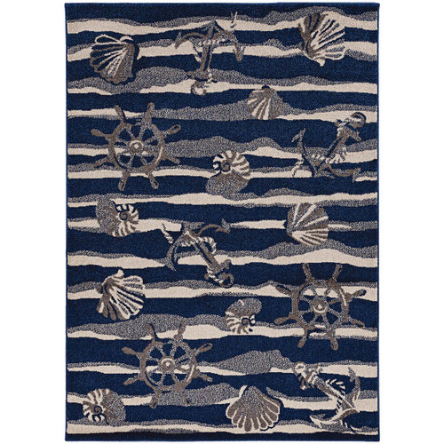 Nautical Night Indoor/Outdoor Rug - 8 x 11 - OUT OF STOCK UNTIL 07/25/2024