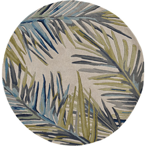 Palm Serenity Rug - 8 Ft. Round