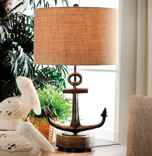 Captain's Anchor Table Lamps - Set of 2