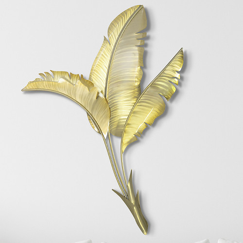 Gold Banana Leaf II Wall Decor