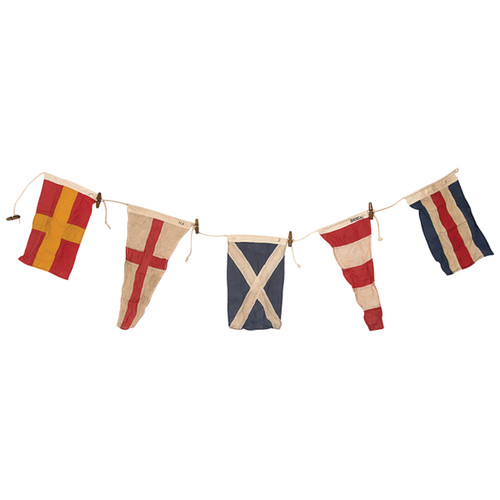 Nautical Flags String Banner