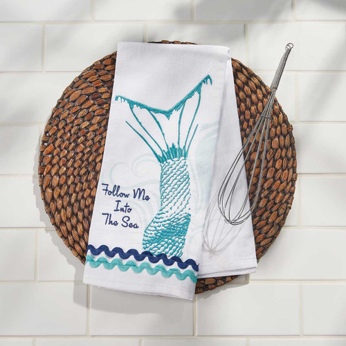 Follow Me Decorative Dishtowel - Set of 2