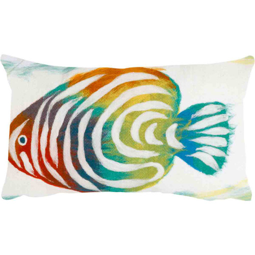 Rainbow Fish Oblong Accent Pillow