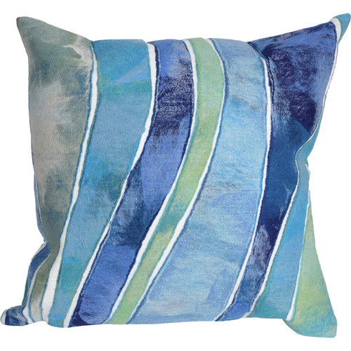 Marina Stripes Square Accent Pillow