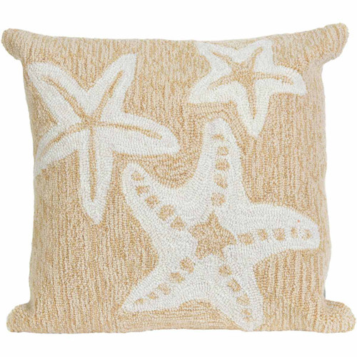 Starfish Sea Neutral Indoor/Outdoor Pillow