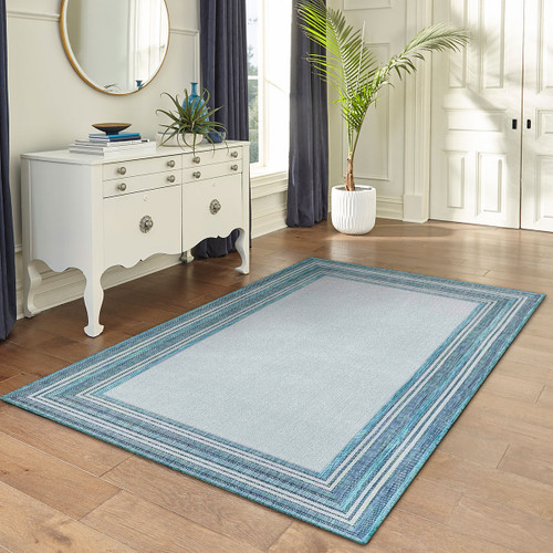 Bordering Seas Indoor/Outdoor Rug - 5 x 8 - OUT OF STOCK UNTIL 07/03/2024