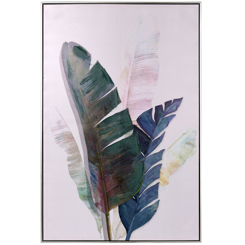 Palm Frond Abundance 1 Framed Canvas