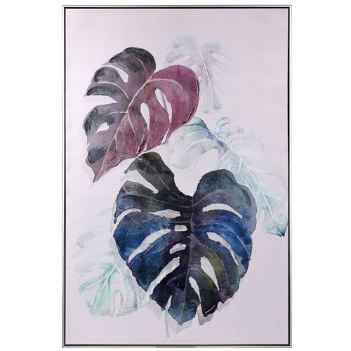 Palm Frond Abundance 2 Framed Canvas