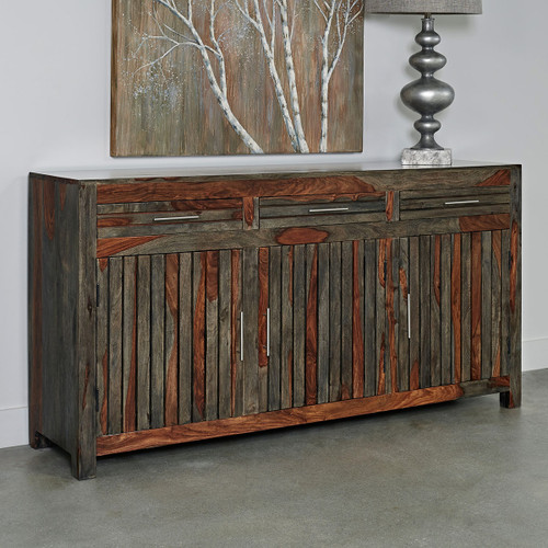 Langley Weathered Wood Sideboard - OUT OF STOCK UNTIL 10/14/2024