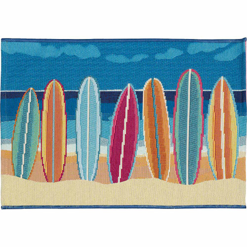 Hawaiian Surf Rug - 2 x 3 - OUT OF STOCK UNTIL 05/08/2024