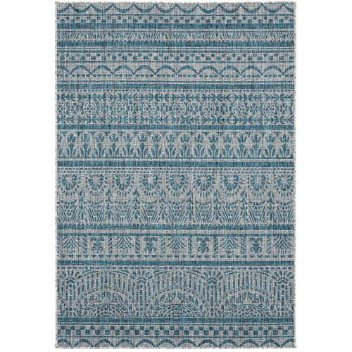 Charleston Aqua Rug - 8 x 11