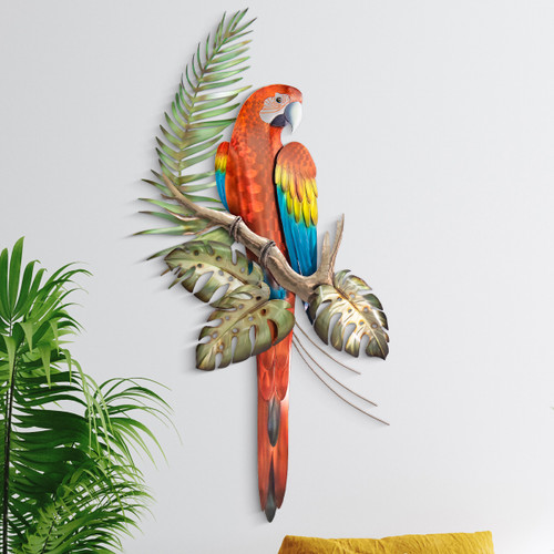 Red Parrot Wall Art