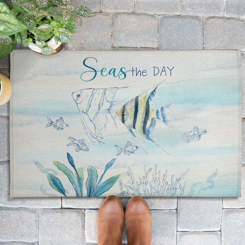 Seas the Day Outdoor Doormat