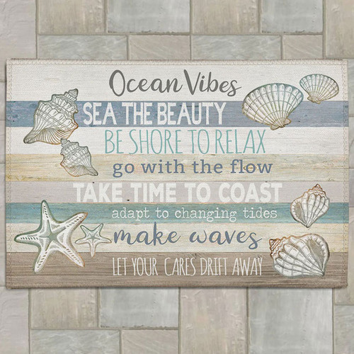 Ocean Vibes Outdoor Rug - 4 x 6