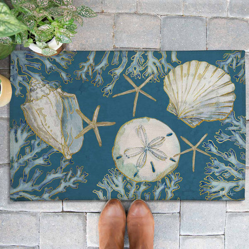 Shells Ahoy Outdoor Rug - 3 x 5