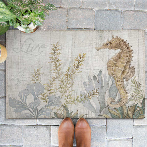 Seahorse Dream Outdoor Rug - 2 x 3