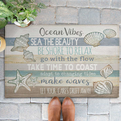 Ocean Vibes Outdoor Doormat