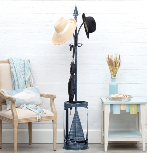 Sailboat Coat Tree / Umbrella Stand